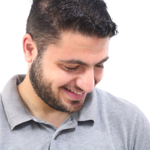 Photo of Akram Abunahla, Graduate Student in Linguistics, Gaza